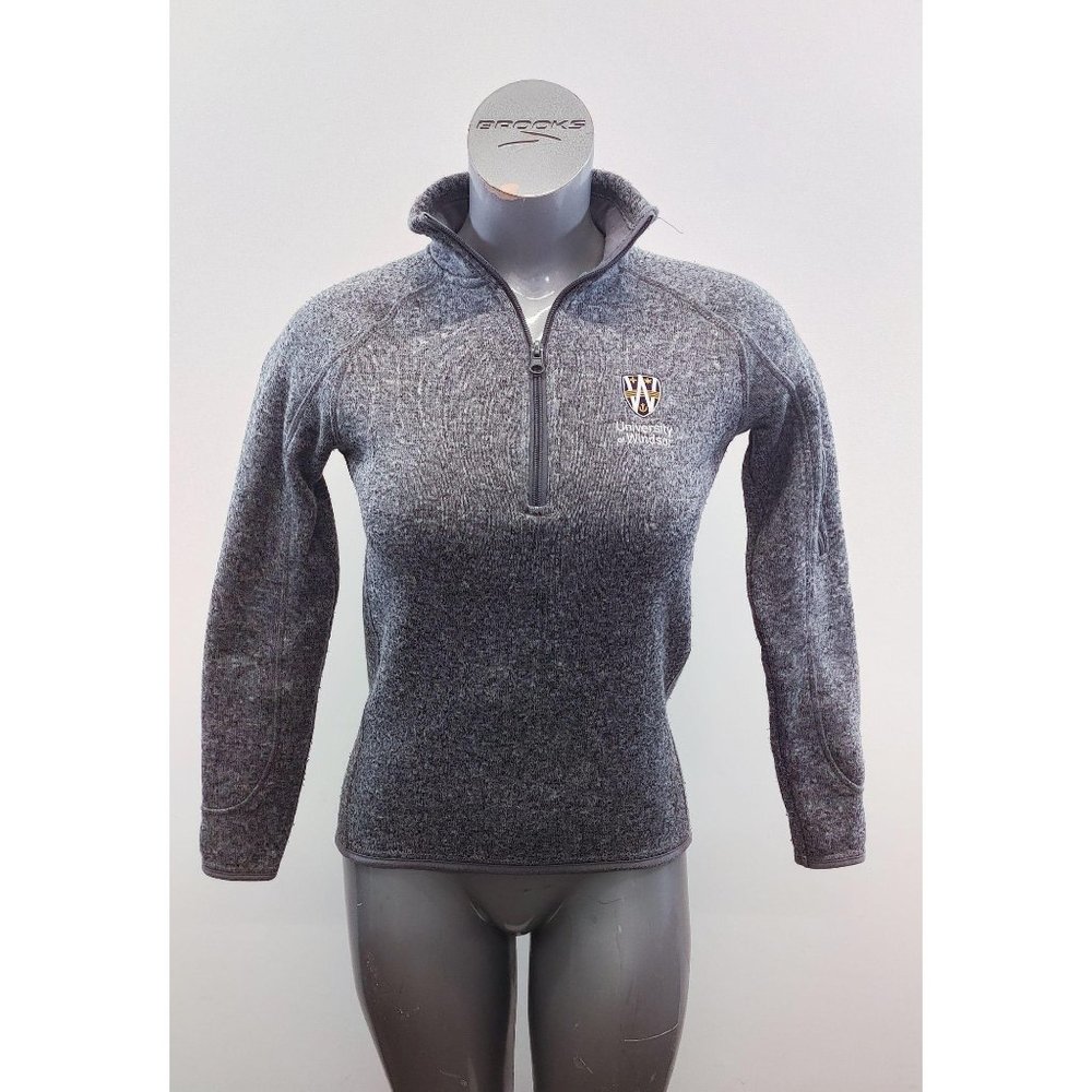 University Of Windsor 1/4 Zip Up Mock Neck Pullove